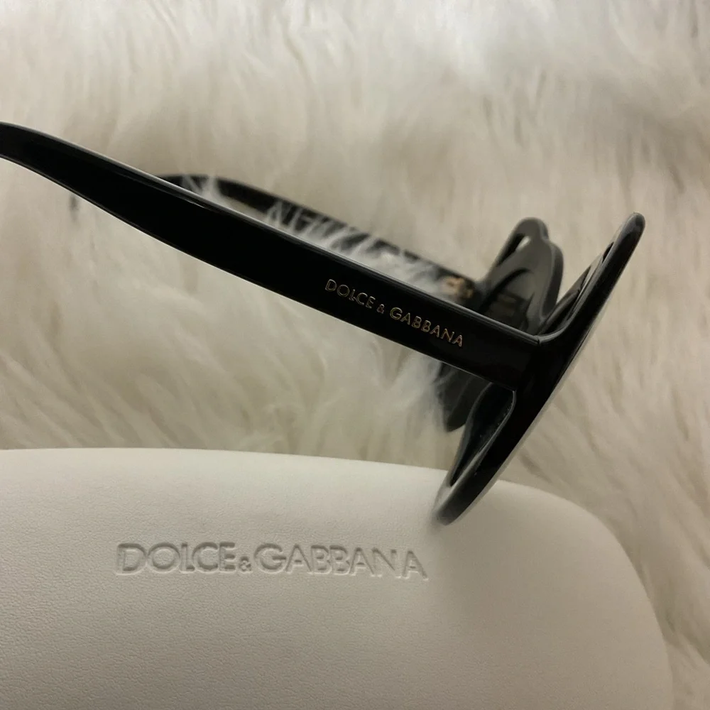 Dolce & Gabbana Kids Black and White Sunglasses